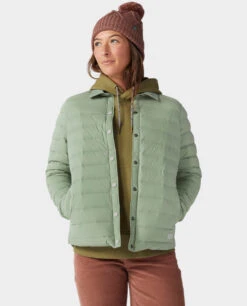 STIO Women's Skillet Stretch Down Shirt Jacket -Stio Activewear 100030 720 7 ALT