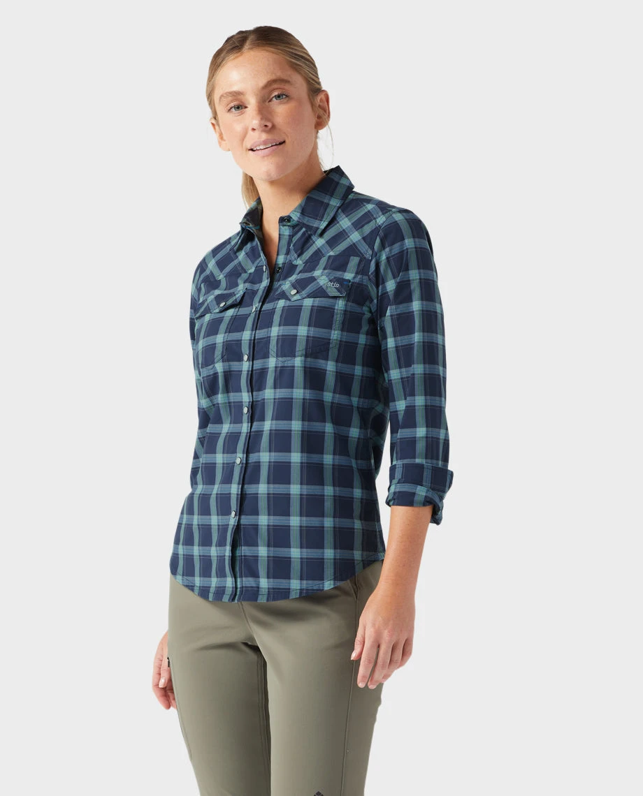 Women's Eddy Shirt LS STIO Women's Eddy Shirt LS -Stio Activewear 100055 425 1 f3635add ca1e 4e41 833a 0a29b6a7b735