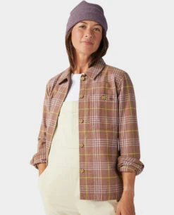 STIO Women's Hutkeeper Flannel Shirt -Stio Activewear 100062 282 7 ALT