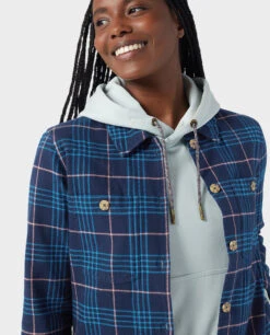 STIO Women's Hutkeeper Flannel Shirt -Stio Activewear 100062 425 1 ALT