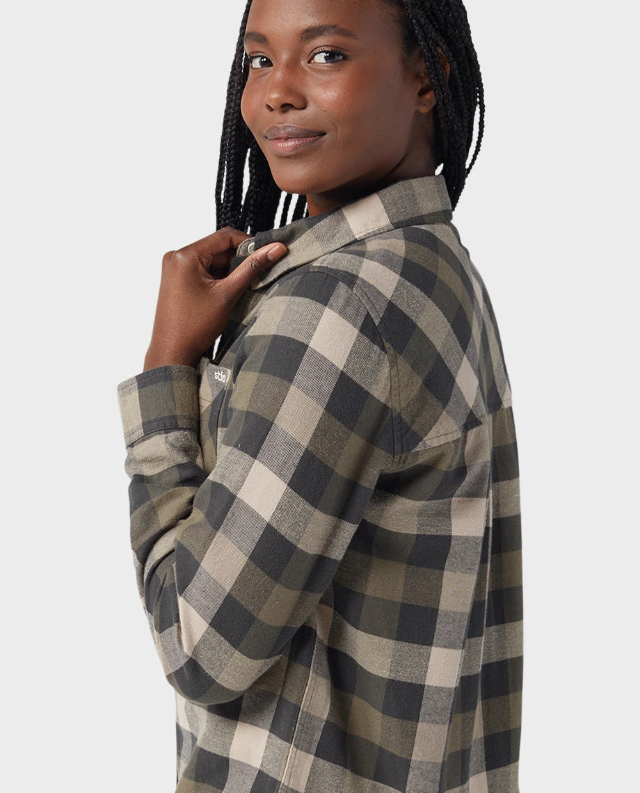 Women's Dovetail Lightweight Flannel Shirt STIO Women's Dovetail Lightweight Flannel Shirt -Stio Activewear 100064 284 3