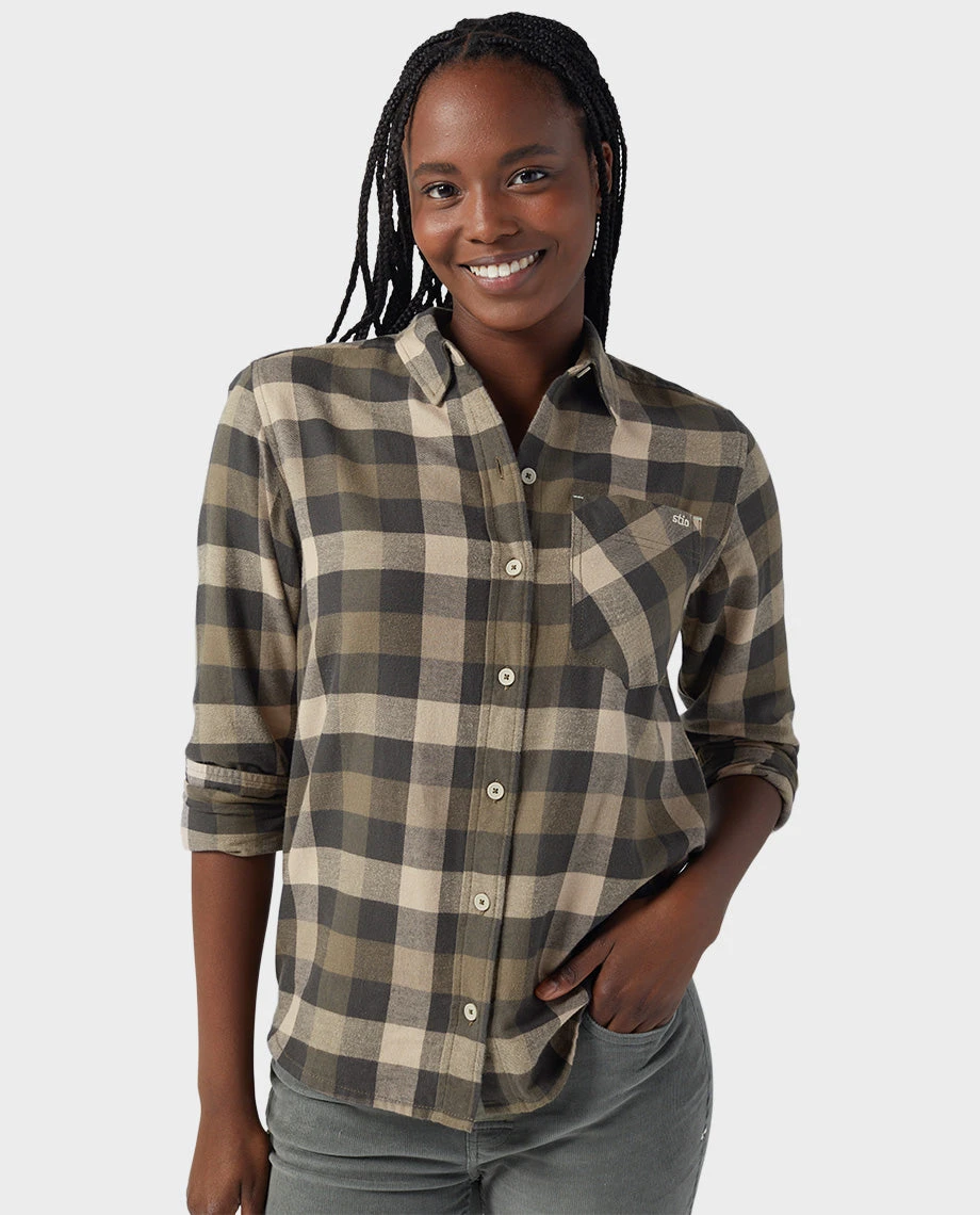 Women's Dovetail Lightweight Flannel Shirt STIO Women's Dovetail Lightweight Flannel Shirt -Stio Activewear 100064 284 5