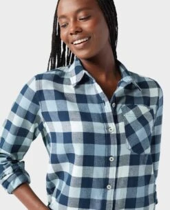 STIO Women's Dovetail Lightweight Flannel Shirt 12 STIO Women's Dovetail Lightweight Flannel Shirt -Stio Activewear 100064 455 1