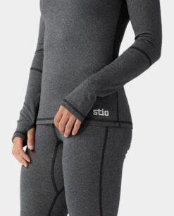 STIO Women's Basis Power Wool™ Zip Neck -Stio Activewear 100076 102 4
