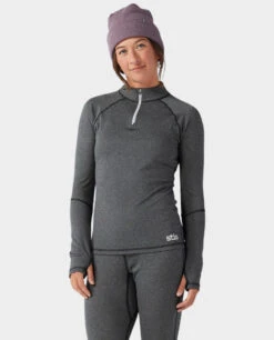 STIO Women's Basis Power Wool™ Zip Neck -Stio Activewear 100076 102 5