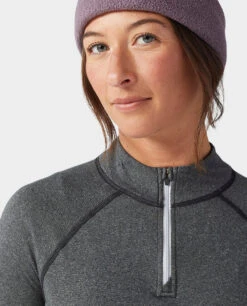 STIO Women's Basis Power Wool™ Zip Neck -Stio Activewear 100076 102 6 ALT