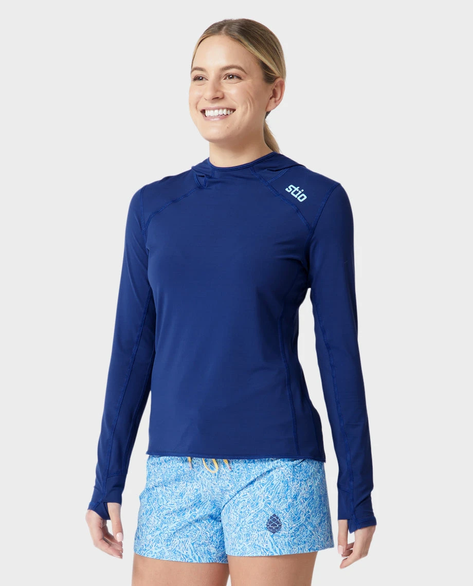 Women's Hylas Hooded Pullover STIO Women's Hylas Hooded Pullover -Stio Activewear 100131 401 3 Top