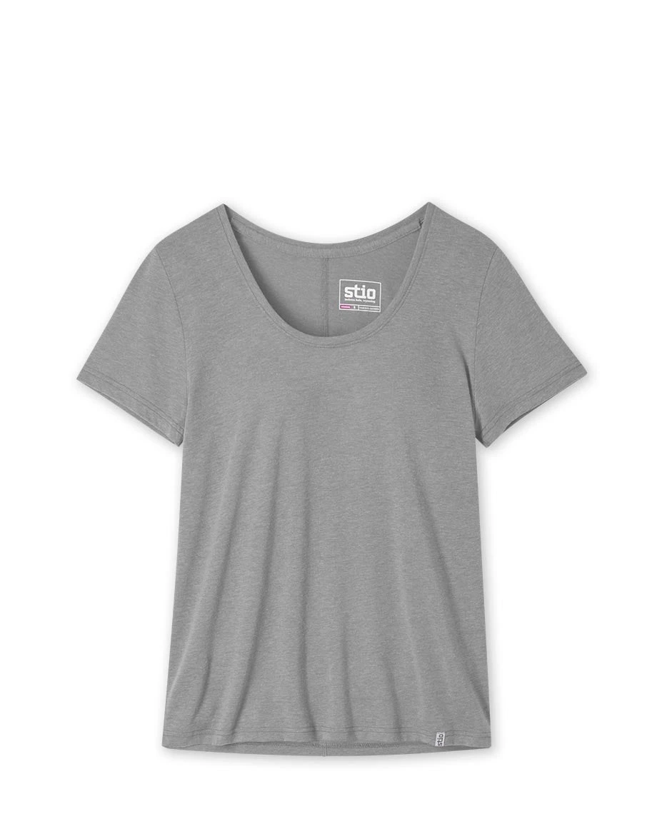 Women's Divide Scoop Neck Tee SS STIO Women's Divide Scoop Neck Tee SS -Stio Activewear 100244 109