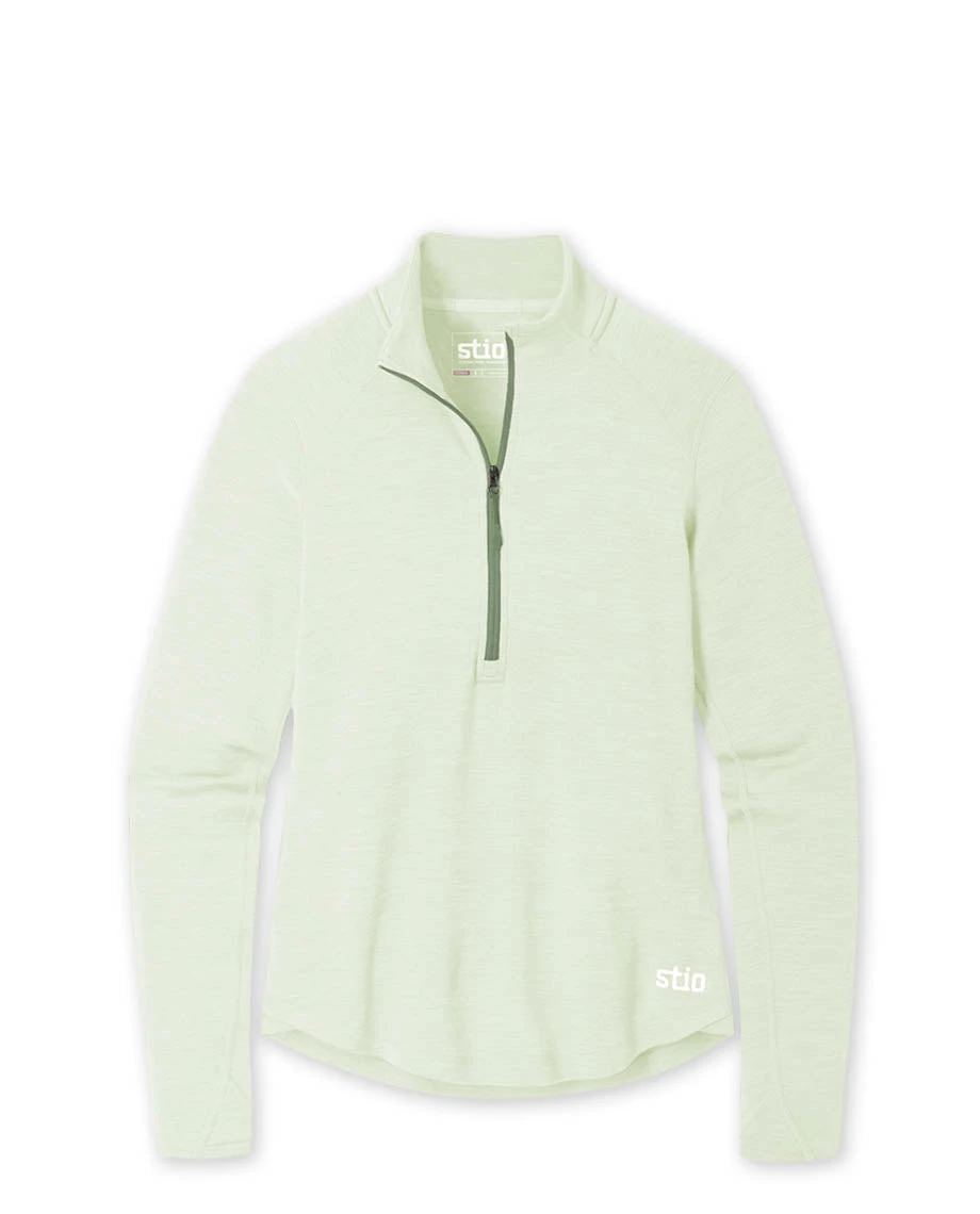 Women's Basis Midweight Merino Half Zip STIO Women's Basis Midweight Merino Half Zip -Stio Activewear 100285 725