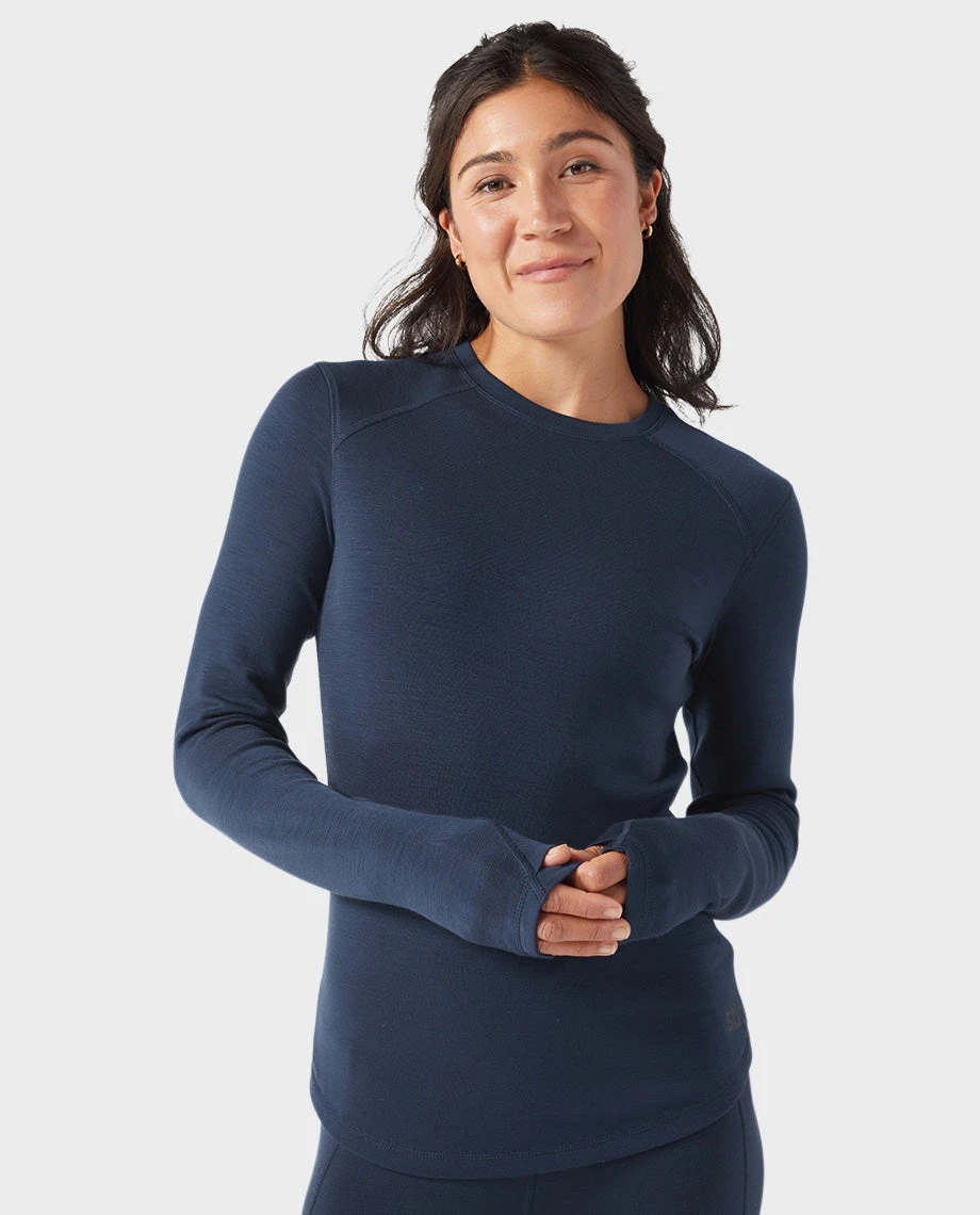 Women's Basis Midweight Merino Crew STIO Women's Basis Midweight Merino Crew -Stio Activewear 100286 410 4