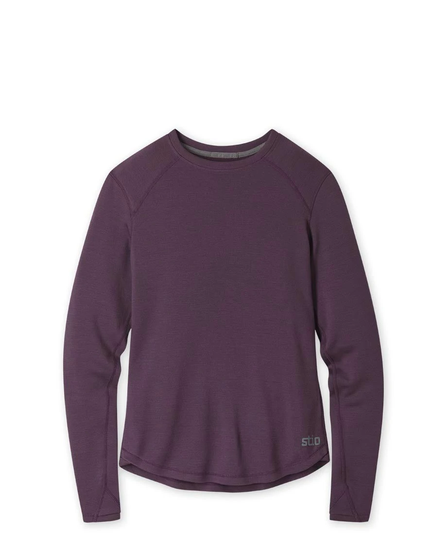 Women's Basis Midweight Merino Crew STIO Women's Basis Midweight Merino Crew -Stio Activewear 100286 601