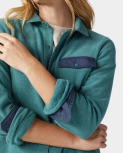 STIO Women's Turpin Fleece Snap Shirt 18 STIO Women's Turpin Fleece Snap Shirt -Stio Activewear 100288 702 3 ALT