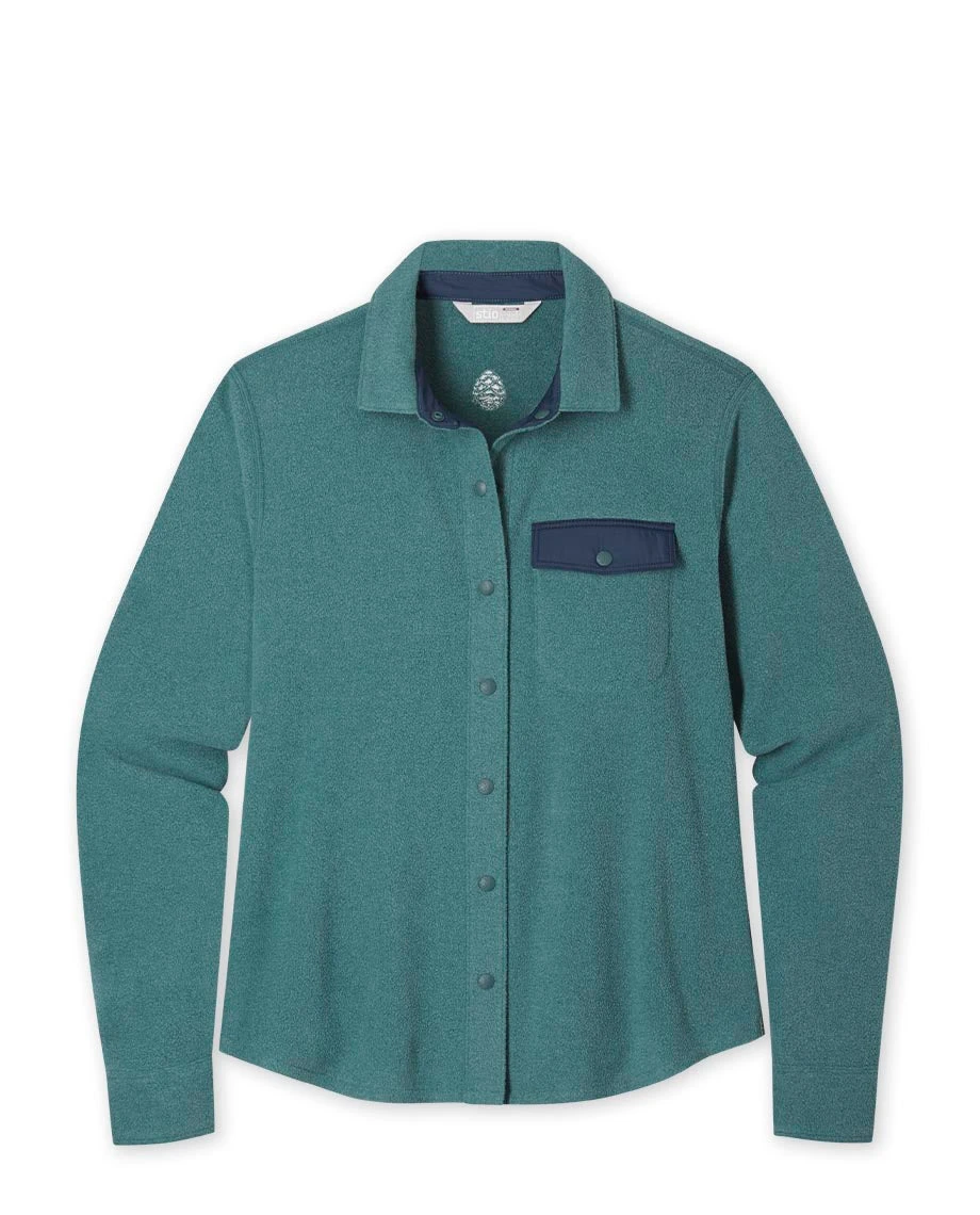 Women's Turpin Fleece Snap Shirt STIO Women's Turpin Fleece Snap Shirt -Stio Activewear 100288 702