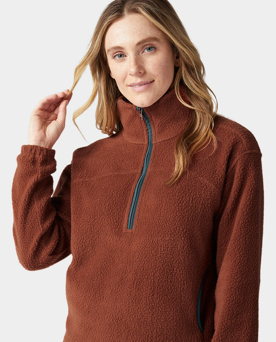 Women's Rawlins Shearling Fleece Pullover STIO Women's Rawlins Shearling Fleece Pullover -Stio Activewear 100344 293 2
