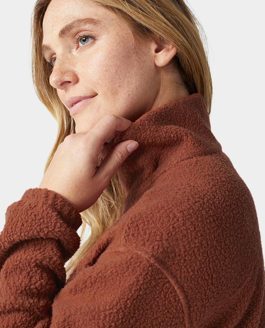 Women's Rawlins Shearling Fleece Pullover STIO Women's Rawlins Shearling Fleece Pullover -Stio Activewear 100344 293 4 ALT