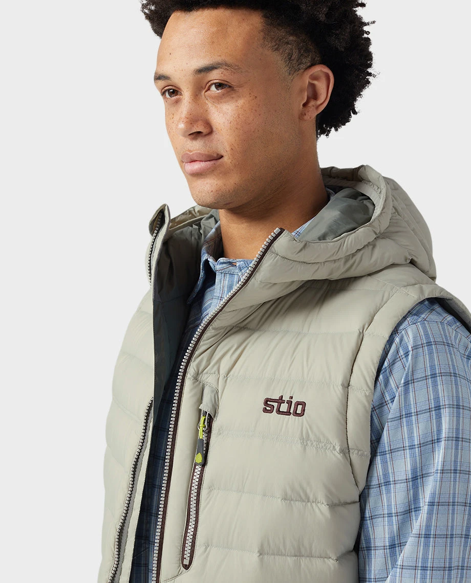 Men's Hometown Down Hooded Vest STIO Men's Hometown Down Hooded Vest -Stio Activewear 200020 159 1