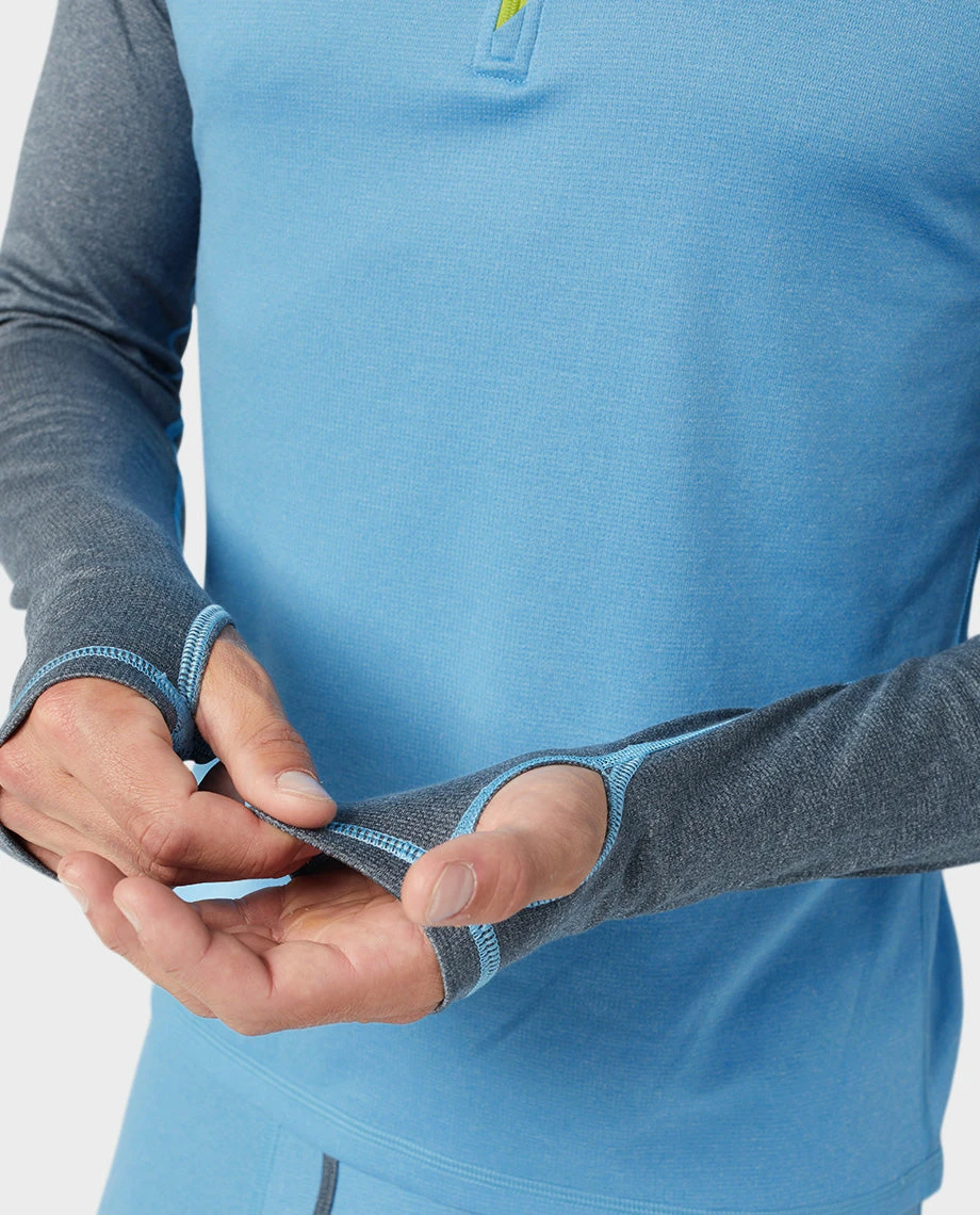 Men's Basis Power Wool™ Zip Neck STIO Men's Basis Power Wool™ Zip Neck -Stio Activewear 200058 409 4 3056948c 3a32 48bb 8f3a ab648db90aa1