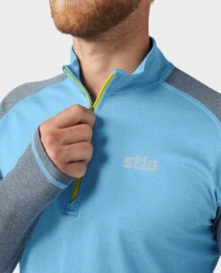 STIO Men's Basis Power Wool™ Zip Neck 8 STIO Men's Basis Power Wool™ Zip Neck -Stio Activewear 200058 409 5 ALT ba63cb08 cda7 4901 96e1 399c9fb1e2f1