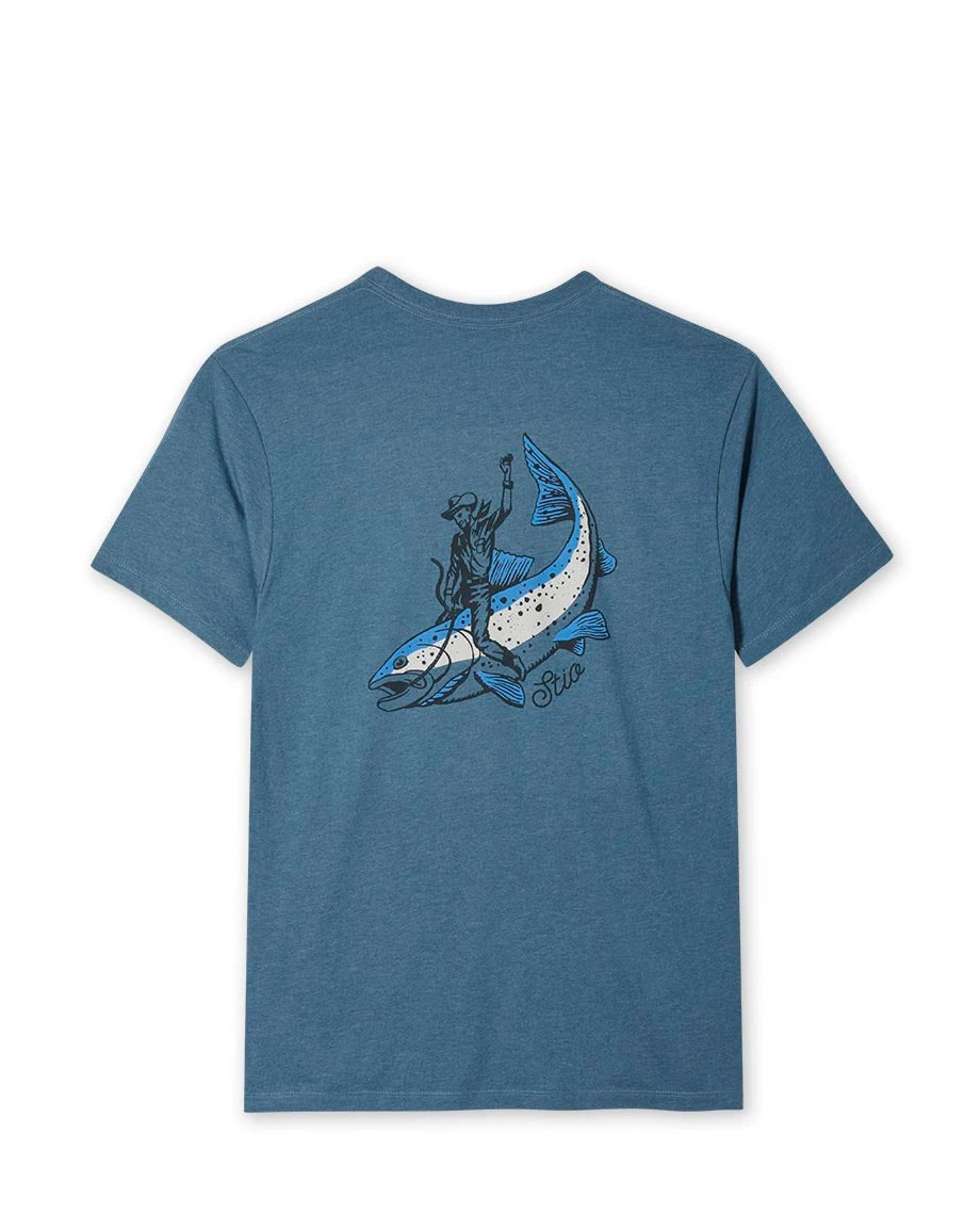 Men's Rodeo Trout Tee STIO Men's Rodeo Trout Tee -Stio Activewear 200268 424 back