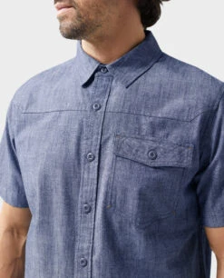STIO Men's Curtis Camp Chambray Shirt SS -Stio Activewear 200281 453 5