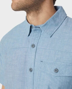 STIO Men's Curtis Camp Chambray Shirt SS -Stio Activewear 200281 464 5