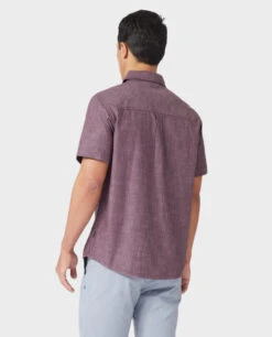 STIO Men's Curtis Camp Chambray Shirt SS -Stio Activewear 200281 607 4 Top