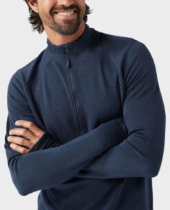 STIO Men's Basis Midweight Merino Half Zip -Stio Activewear 200284 410 1 ALT