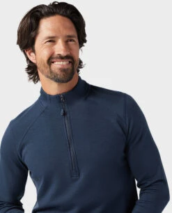 STIO Men's Basis Midweight Merino Half Zip -Stio Activewear 200284 410 3