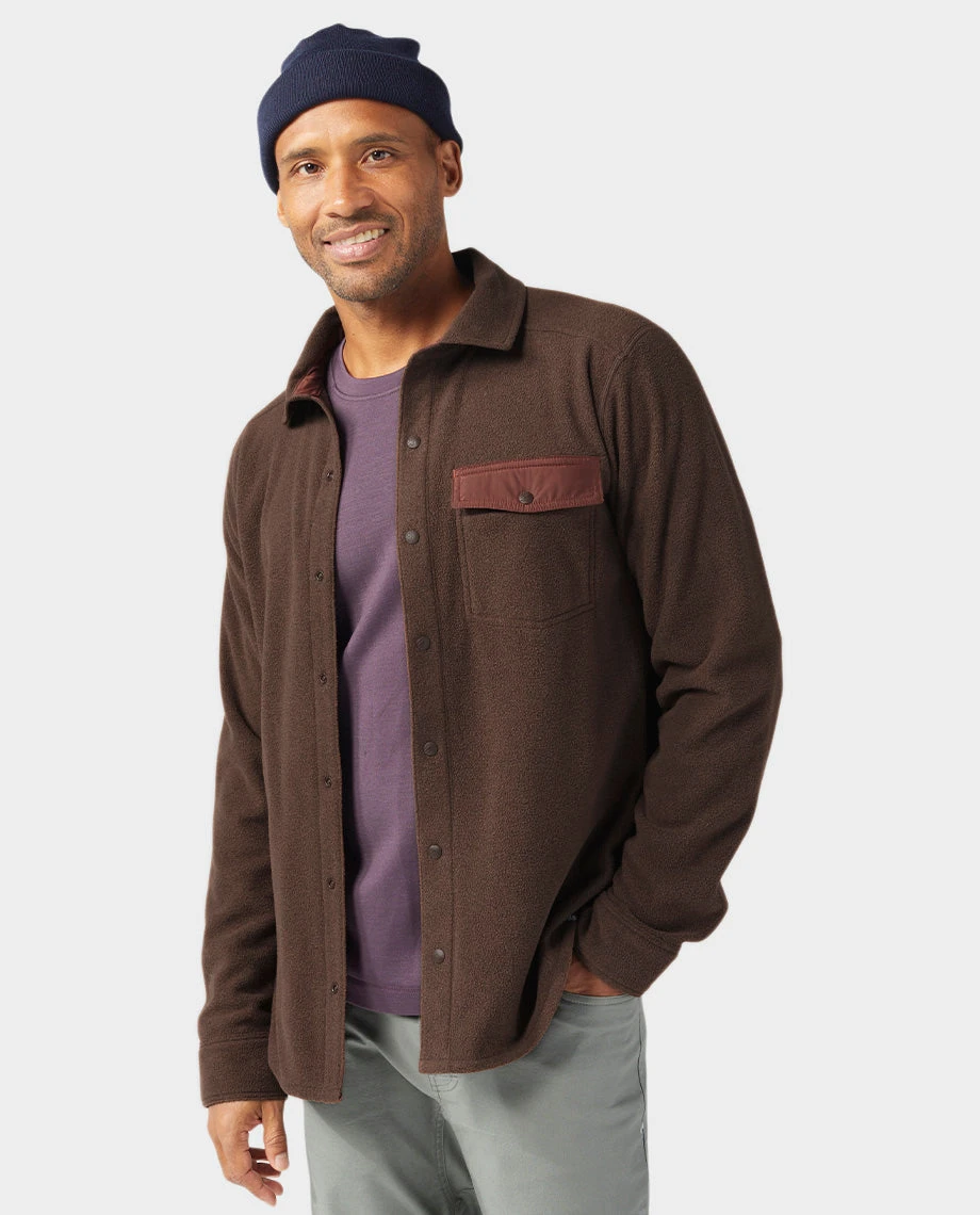 Men's Turpin Fleece Snap Shirt STIO Men's Turpin Fleece Snap Shirt -Stio Activewear 200287 298 4