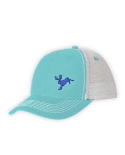 STIO Kids' Bucking Jack Trucker -Stio Activewear Bucking Jackalope Trucker Surf White S19 fb33d098 9038 43c0 b4d8 7e47ae2a2cfe