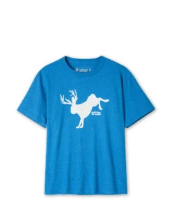 STIO Kids' Bucking Jackalope Tee -Stio Activewear Kids PL Tee Bucking Jackalope Sea Blue Heather
