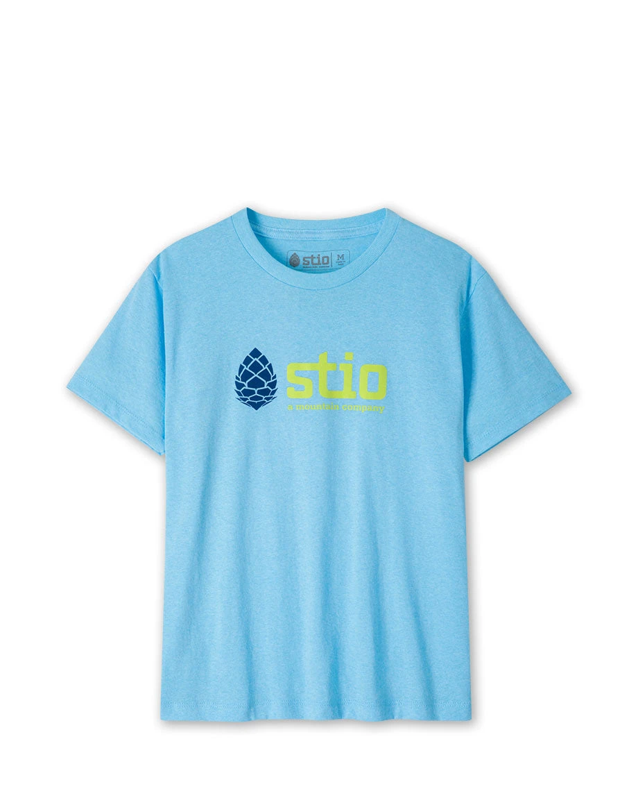Kids' Stio Classic Tee Kids' Stio Classic Tee -Stio Activewear Kids PL Tee Classic Stio Light Blue Heather
