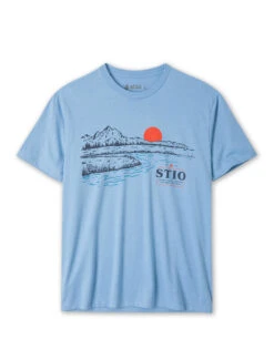 STIO Men's Drift Tee -Stio Activewear M Drift Tee Ocean Blue Heather