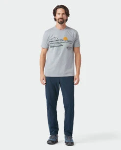 STIO Men's Drift Tee -Stio Activewear M Drift Tee Stone Heather 1 Full