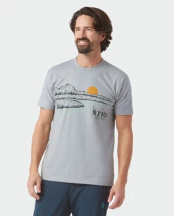 STIO Men's Drift Tee -Stio Activewear M Drift Tee Stone Heather 3 Top