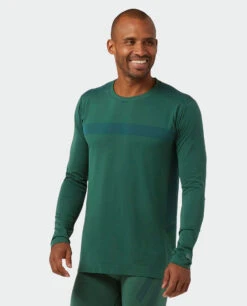STIO Men's Basis Seamless Tech Crew -Stio Activewear M Full Range Seamless Crew LS Thicket 1 f5b51056 3a85 460a bad6 f8b070c3c3b0
