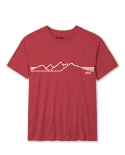 STIO Men's Teton Elevations Tee -Stio Activewear M Teton Elevationes Tee Red Heather