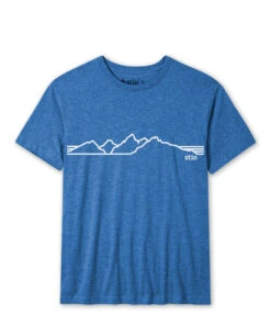 STIO Men's Teton Elevations Tee -Stio Activewear M Teton Elevationes Tee Royal Heather