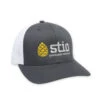 Stio Classic Trucker 2 Stio Classic Trucker -Stio Activewear Stio Classic Trucker Hat Charcoal White Side New