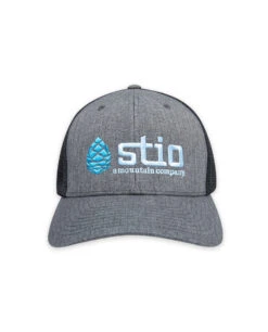 Stio Classic Trucker -Stio Activewear Stio Classic Trucker Hat Melange Charcoal Black Front New
