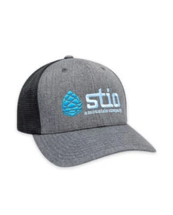 Stio Classic Trucker -Stio Activewear Stio Classic Trucker Hat Melange Charcoal Black Side New