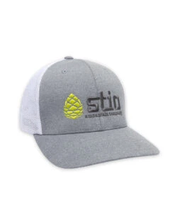 Stio Classic Trucker -Stio Activewear Stio Classic Trucker Hat Melange Silver White Side New