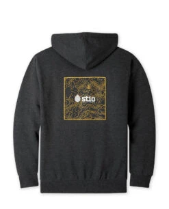 STIO Navigator Hoodie 4 STIO Navigator Hoodie -Stio Activewear Unisex Navigator Hoodie Charcoal Heather Back