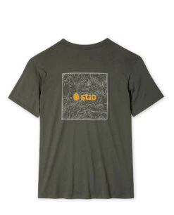 STIO Navigator Tee 7 STIO Navigator Tee -Stio Activewear Unisex Navigator Tee Dark Olive Back