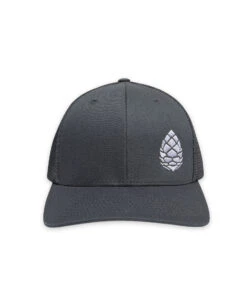 STIO Whitebark Pinecone Trucker -Stio Activewear Whitebark Pinecone Trucker Hat Charcoal Front New