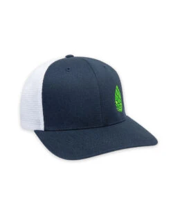 STIO Whitebark Pinecone Trucker -Stio Activewear Whitebark Pinecone Trucker Hat Navy White Side New